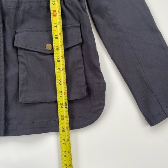 Eden Society Women's Dark Grey Gray Holly Contrast Hood Cargo Jacket Size Small - Picture 12 of 12